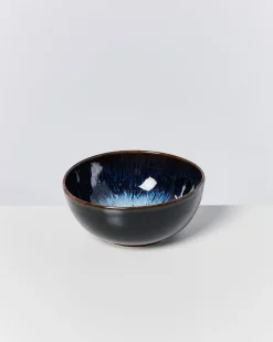 Alcachofra Geschirr-Set schwarzblau 16-teilig