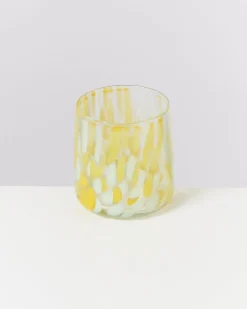 Alegria Glas klein gelb sand 6er-Set