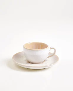 Areia Espressotasse & Espressountertasse classic sand 4er-Set