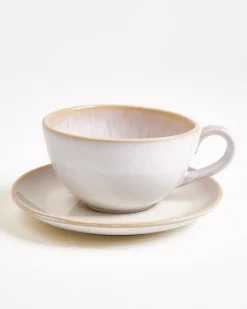 Areia Teetasse & Untertasse groß classic sand