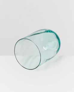 Calma Glas groß swirl grün