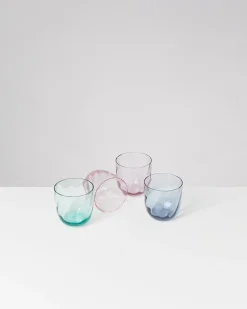 Calma Glas klein swirl grün