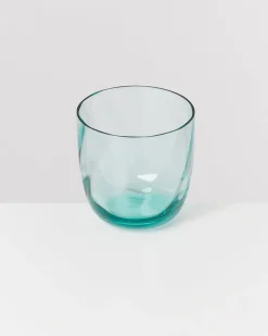 Calma Glas klein swirl grün 4er-Set