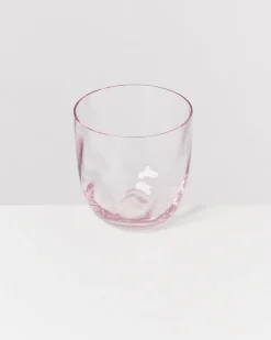 Calma Glas klein swirl rosé 6er-Set