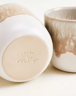 Coimbra Becher klein sand 4er-Set