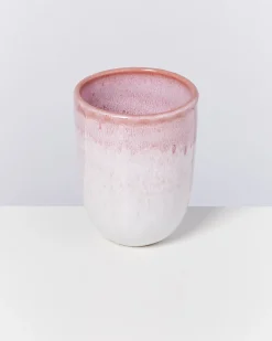 Copa Alto Becher groß rosa weiß 6er-Set