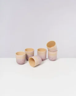 Copa Alto Becher klein apricot flieder 6er-Set