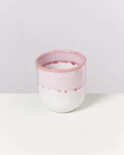 Copa Alto Becher klein rosa weiß 6er-Set