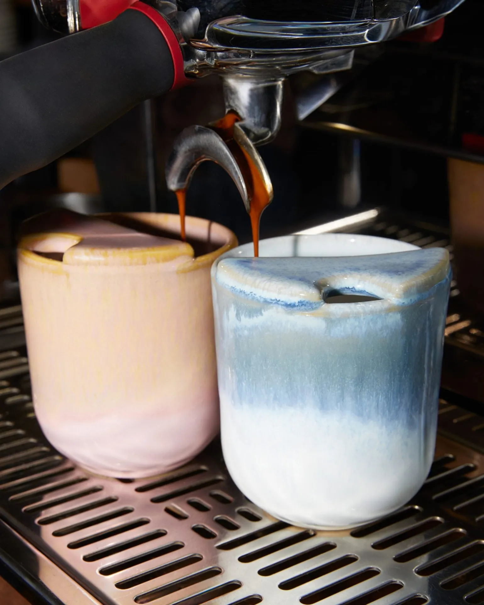 Copa Alto Becher klein To-Go hellblau weiß
