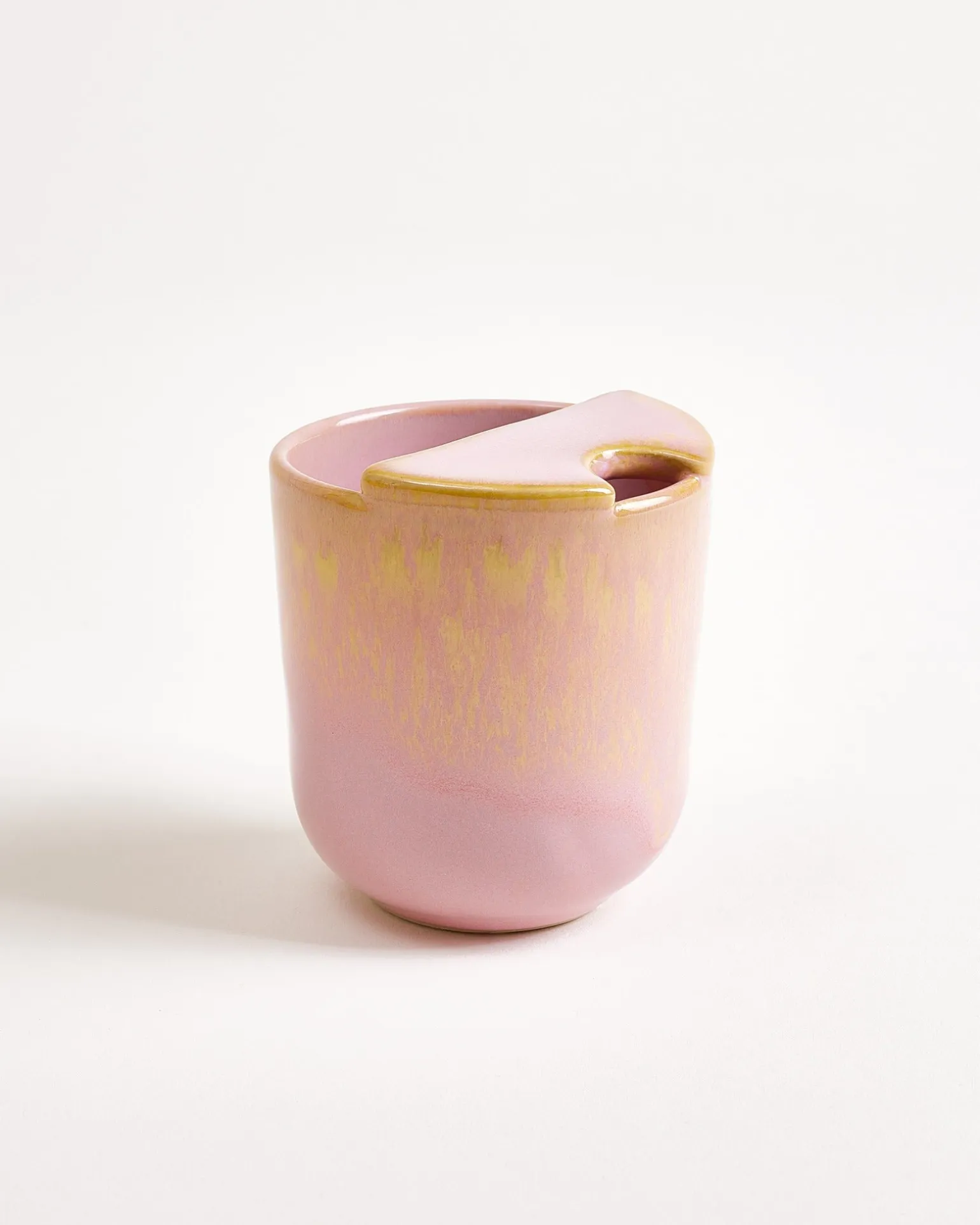 Copa Alto Becher klein To-Go gelb rosé