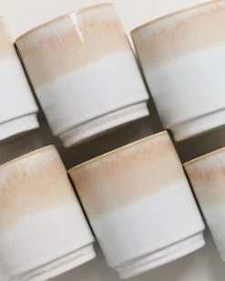 Cordoama Becher groß sand 6er-Set