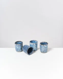 Cordoama Becher klein blau 4er-Set