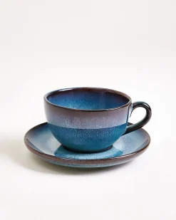 Madeira Untertasse klein classic grünblau