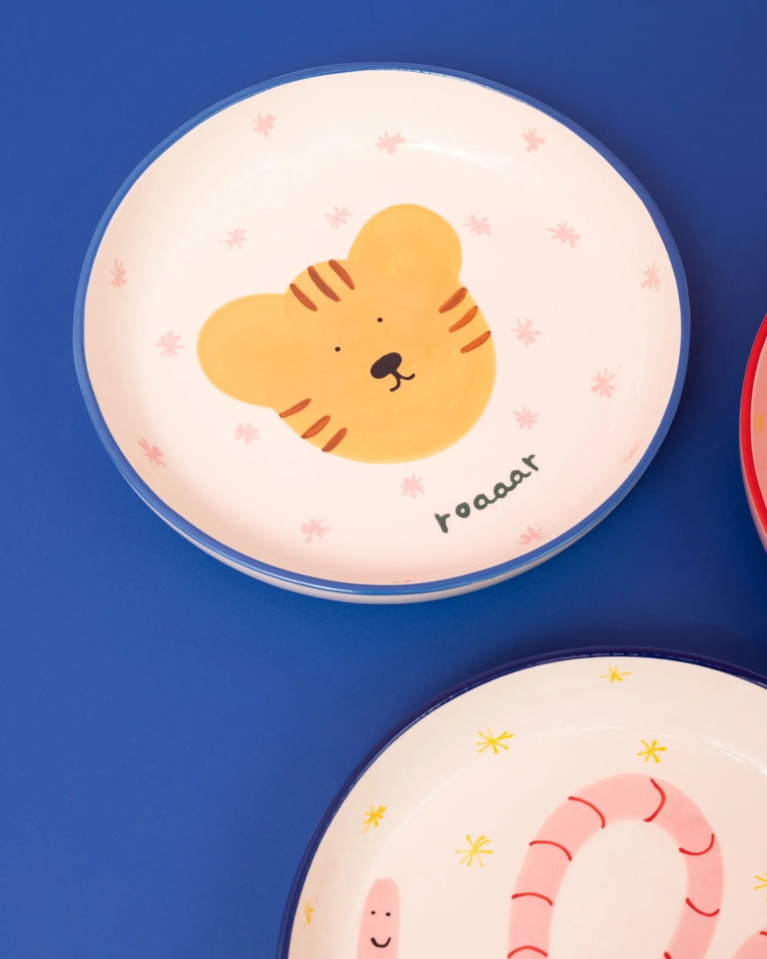 Miio Miini Pastateller Roar weiß blau