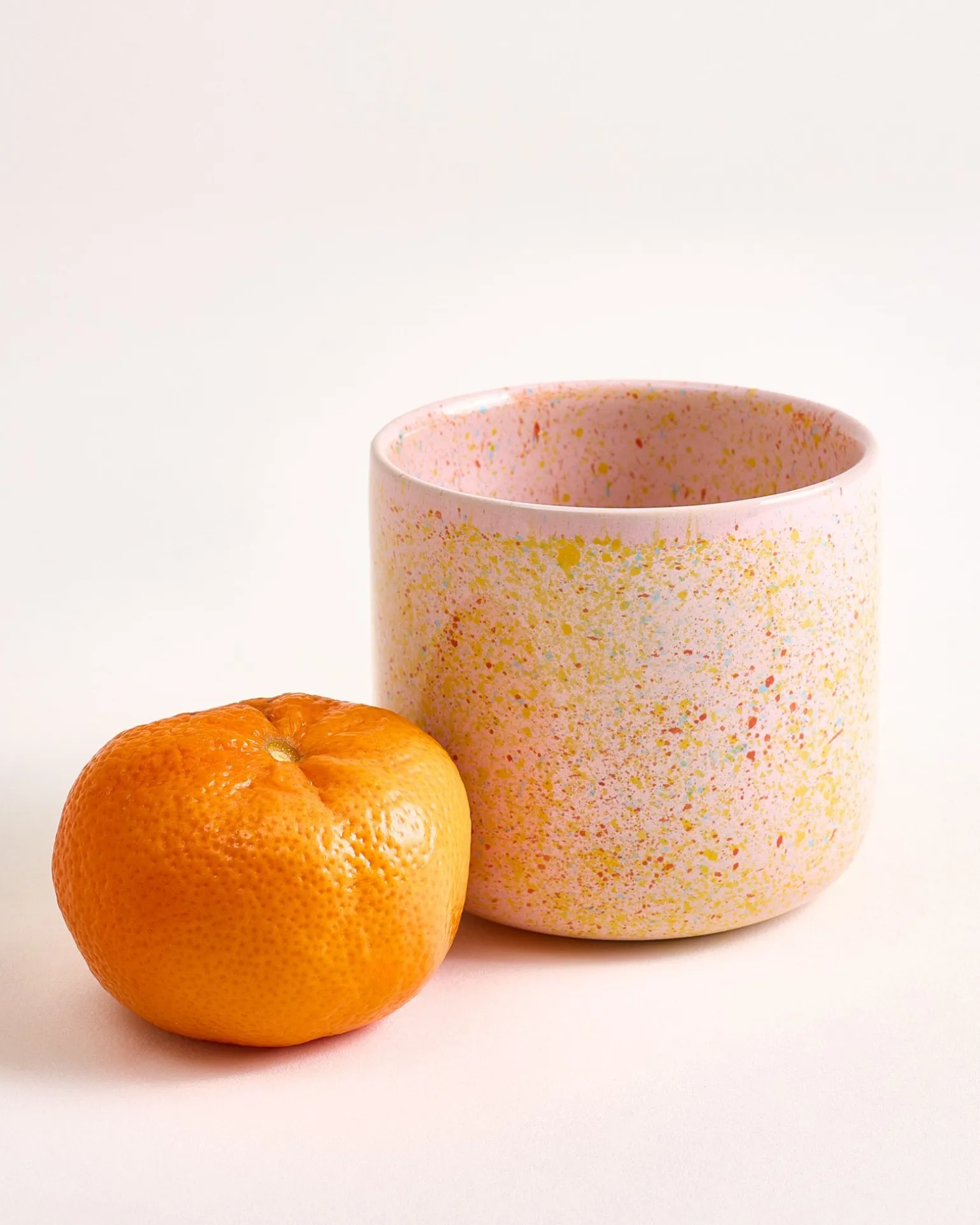 Nódoa Becher groß gesprenkelt rosa