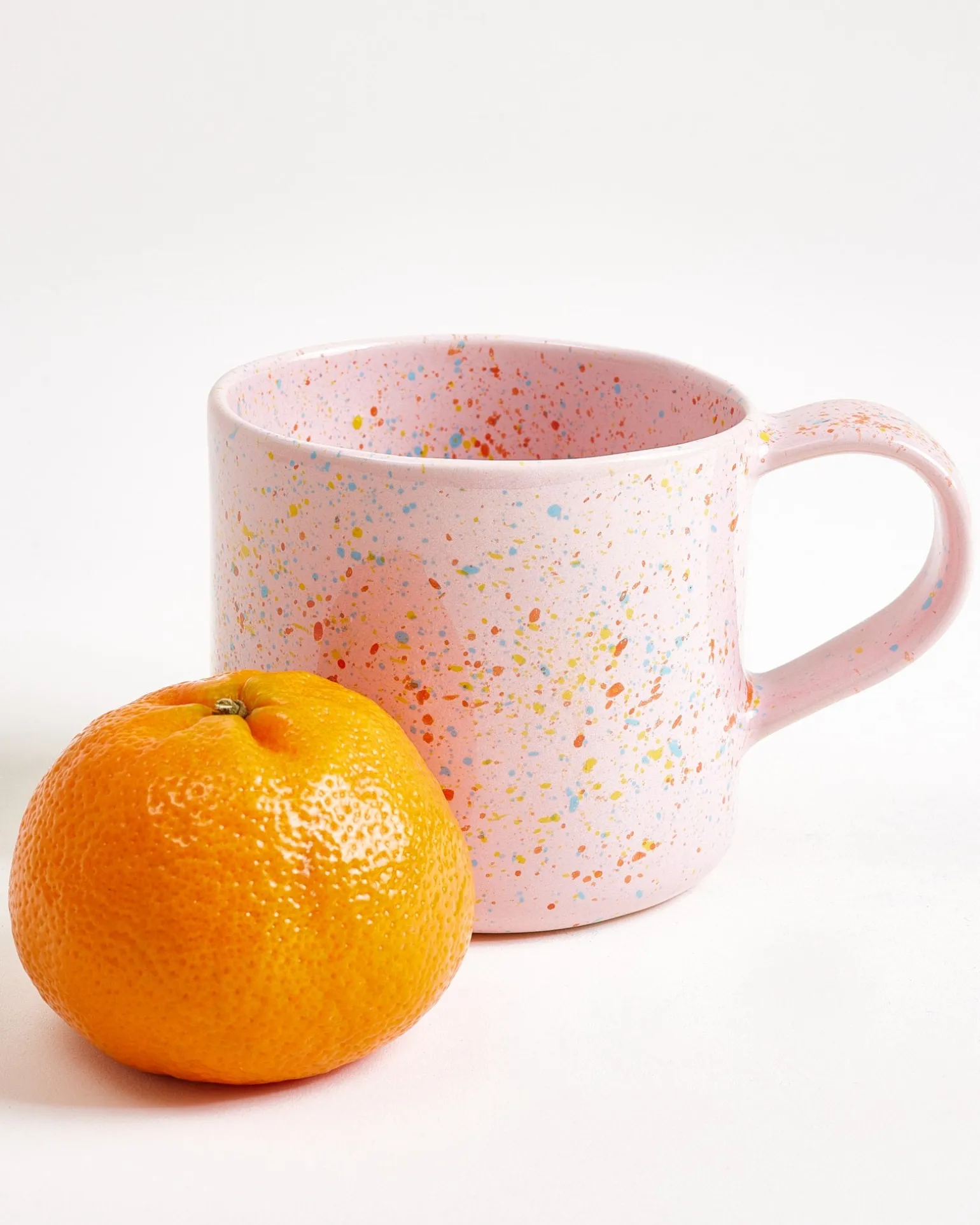 Nódoa Tasse groß gesprenkelt rosa