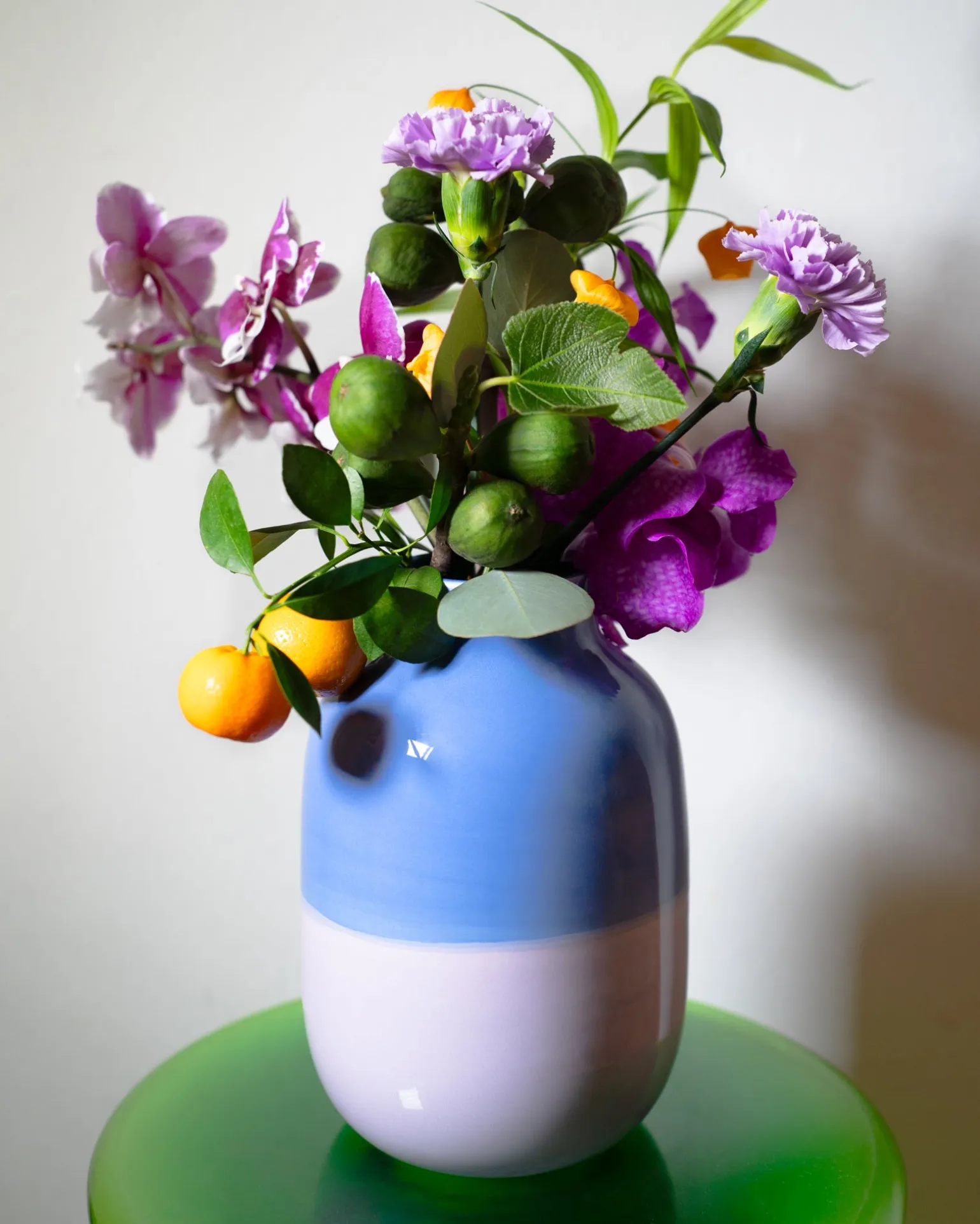 Nuno Vase M cornflower lila