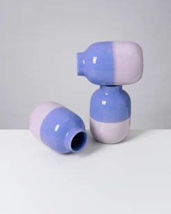 Nuno Vase M cornflower lila