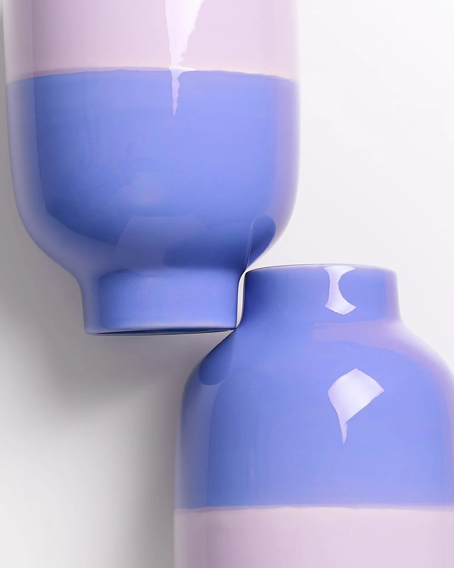 Nuno Vase M cornflower lila