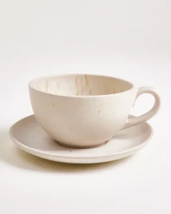 Sintra Teetasse & Untertasse groß classic sand
