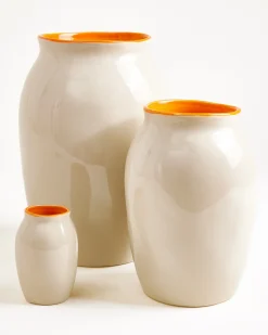 Sombra Vase M sand orange