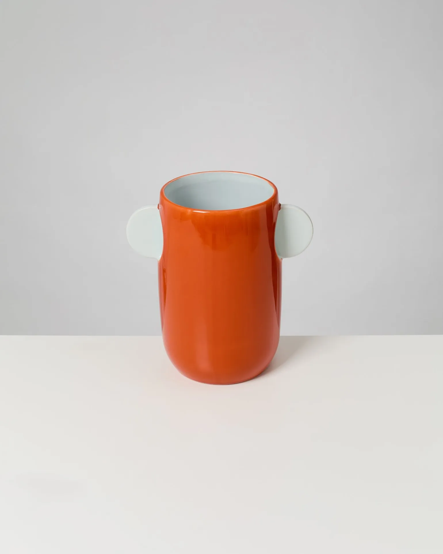 Tomar Vase M orange hellblau