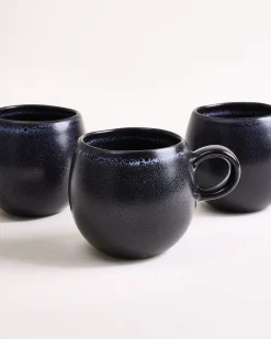 Turmalina Tasse klein schwarz 4er-Set